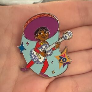 Disney pin from Disneyland 70th coco film mystery bag